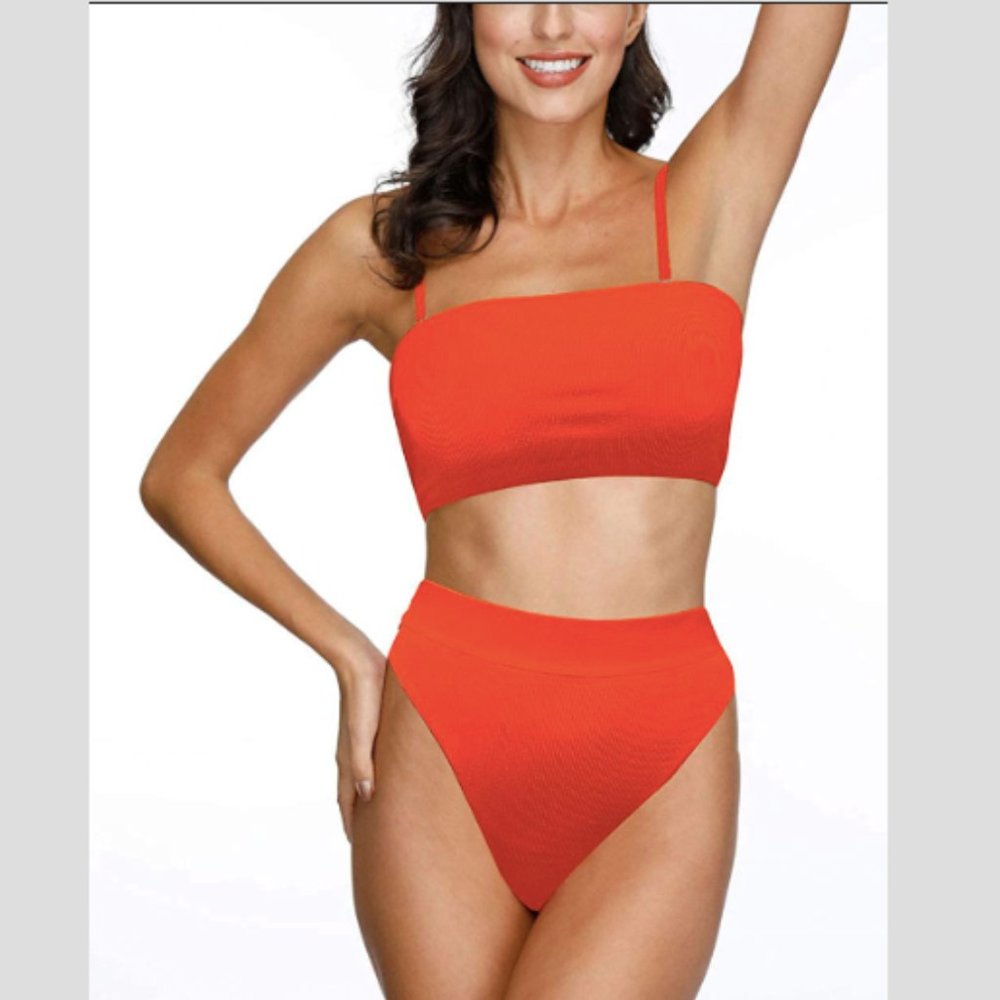 NEW Bright Orange Bikini